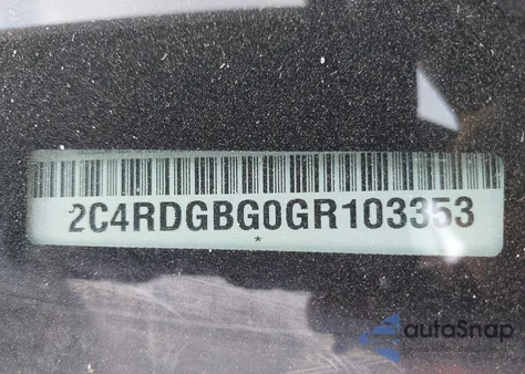 2016 Dodge Grand Caravan Se Plus from USA, damaged, VIN 2C4RDGBG0GR103353